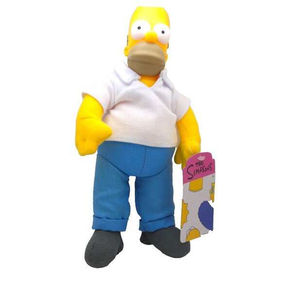 Jakks Pacific Homer The Simpsons 10" Plush 2024 17546 New Sealed - Picture 2 of 11